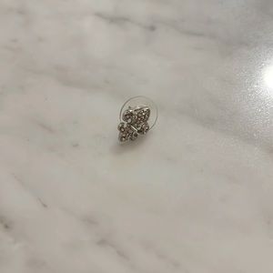 Single Betsey Johnson Fleur Di Lis Earring